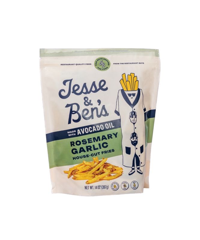 Fries in Avocado Oil Rosemary Garlic Jesse and Bens