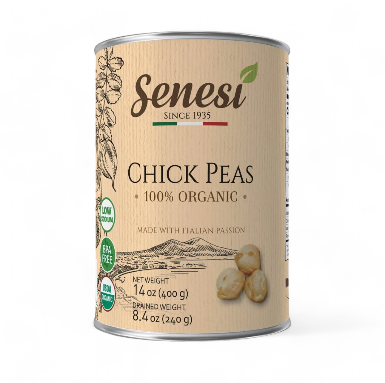 Canned Black Beans Senesi