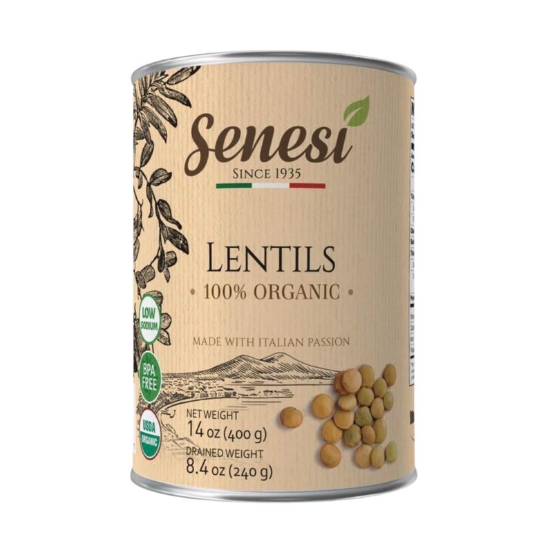 Canned Lentils Senesi
