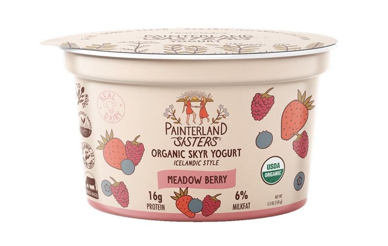 Meadow Berry Organic Skyr Yogurt Painterland Sisters