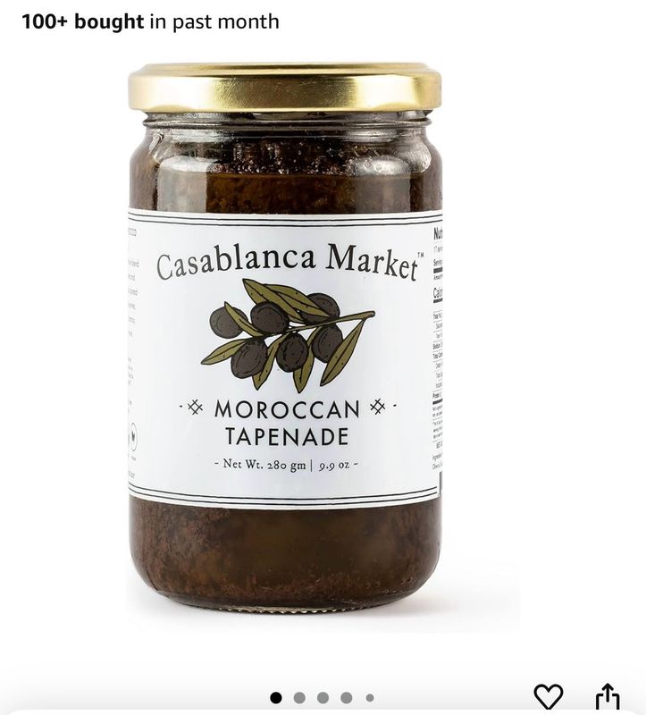 Organic Black Olive Spread Les Moulins Mahjoub