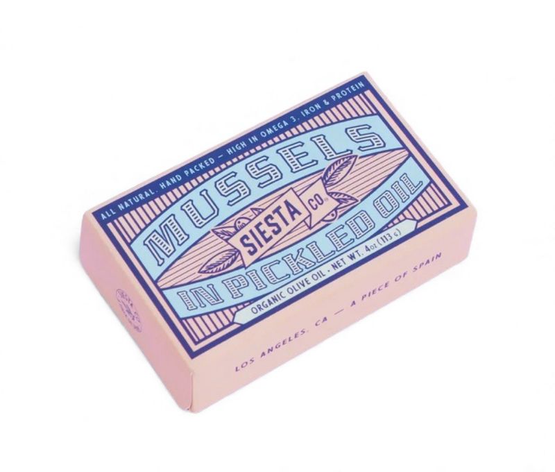 Mussels in Organic Pickled Olive Oil Siesta