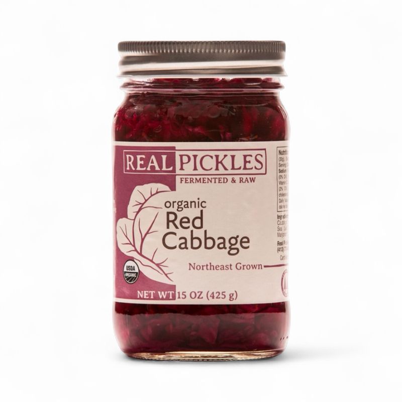 Red Cabbage Fermented &amp; Raw Real Pickles