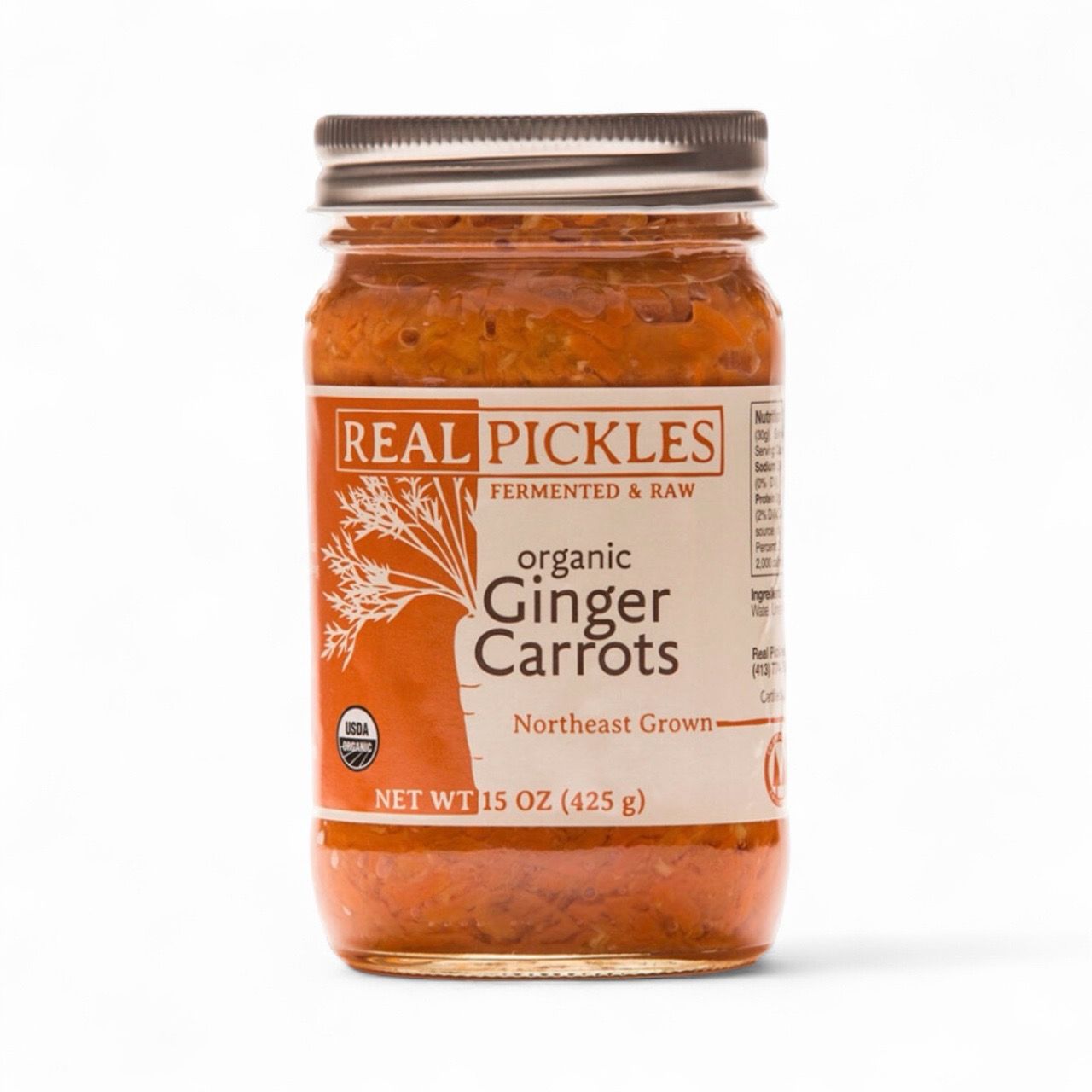 Ginger Carrots Fermented &amp; Raw Real Pickles