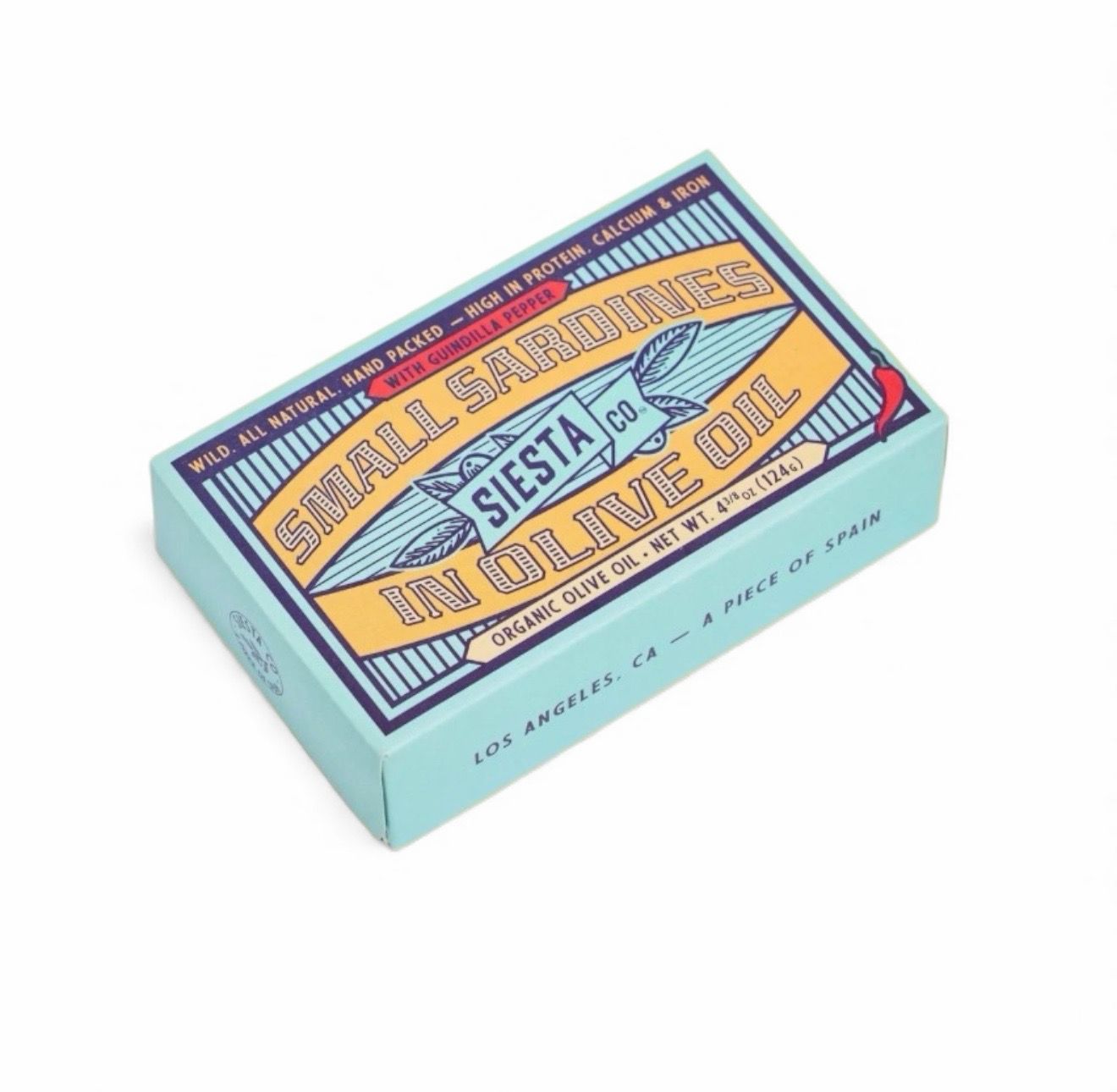 Sardines in Organic Extra Virgin Olive Oil Siesta