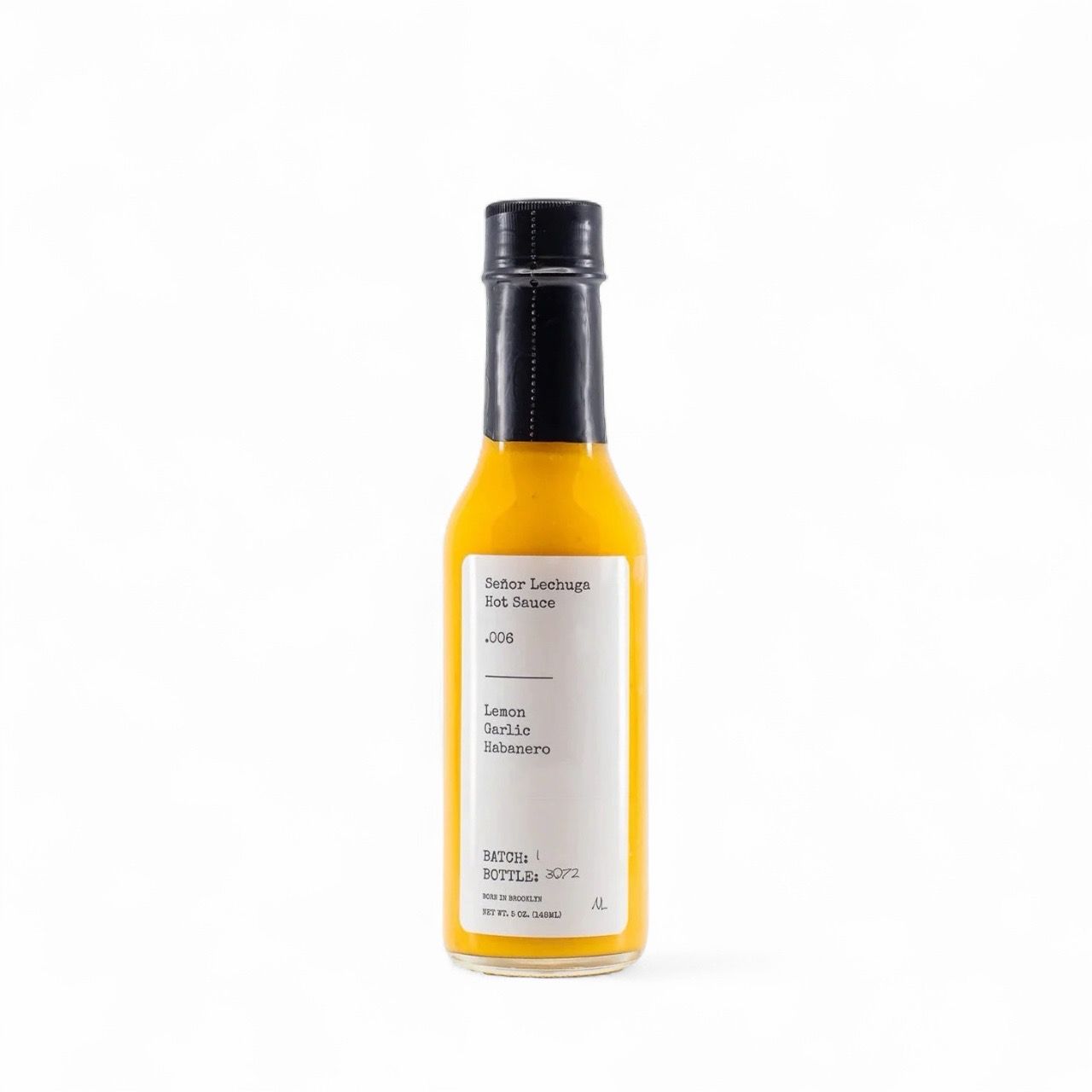 Lemon Garlic Habanero .006 Señor Lechuga Hot Sauce