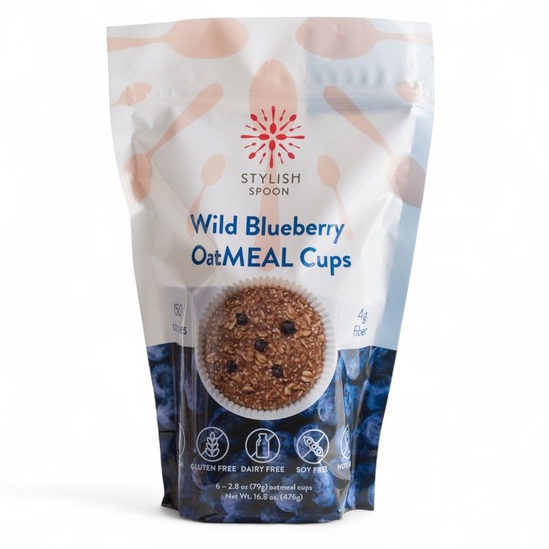 Wild Blueberry OatMEAL Cups Gluten Free Stylish Spoon