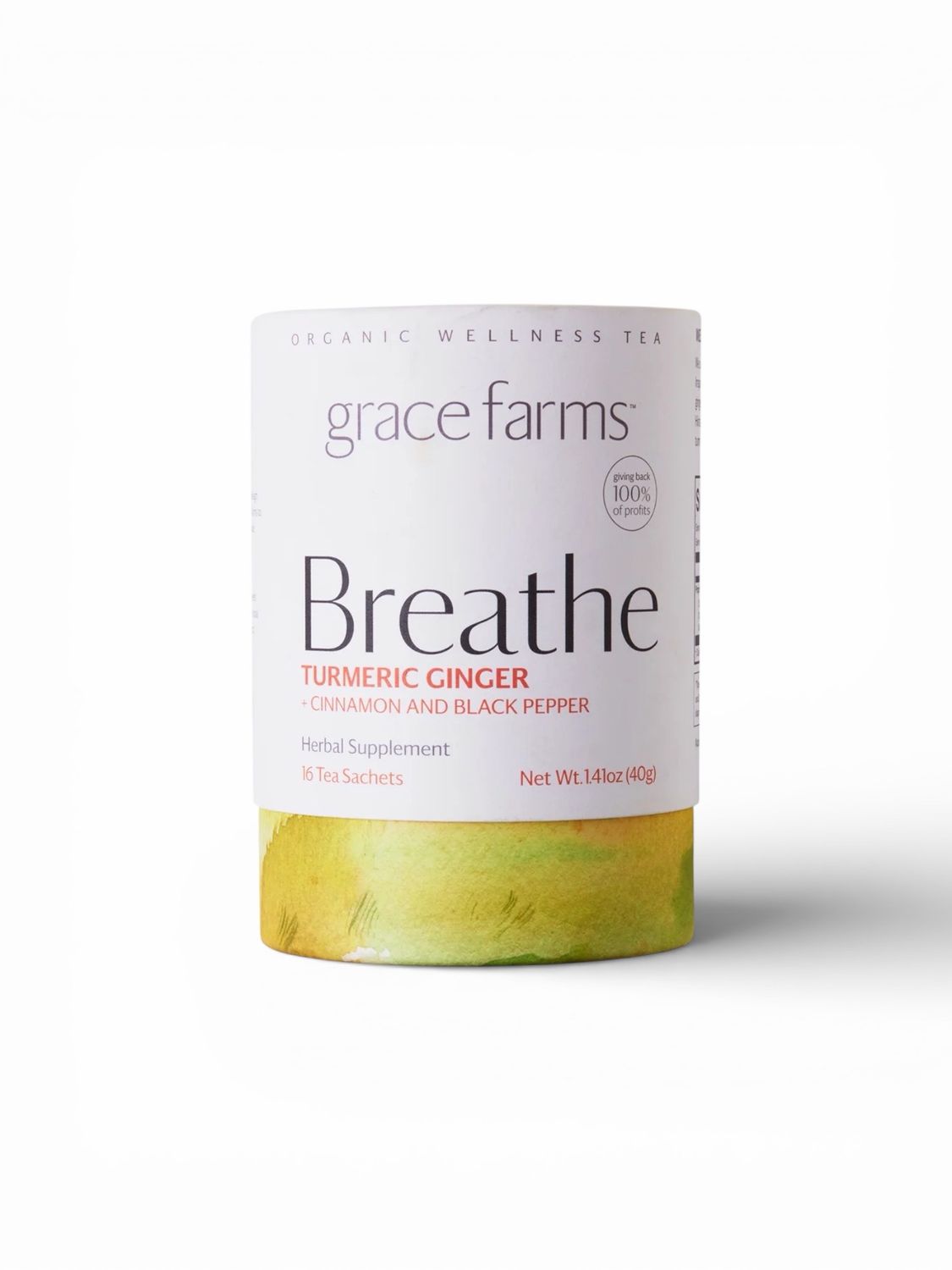 Turmeric Ginger BREATHE Tea Grace Farms