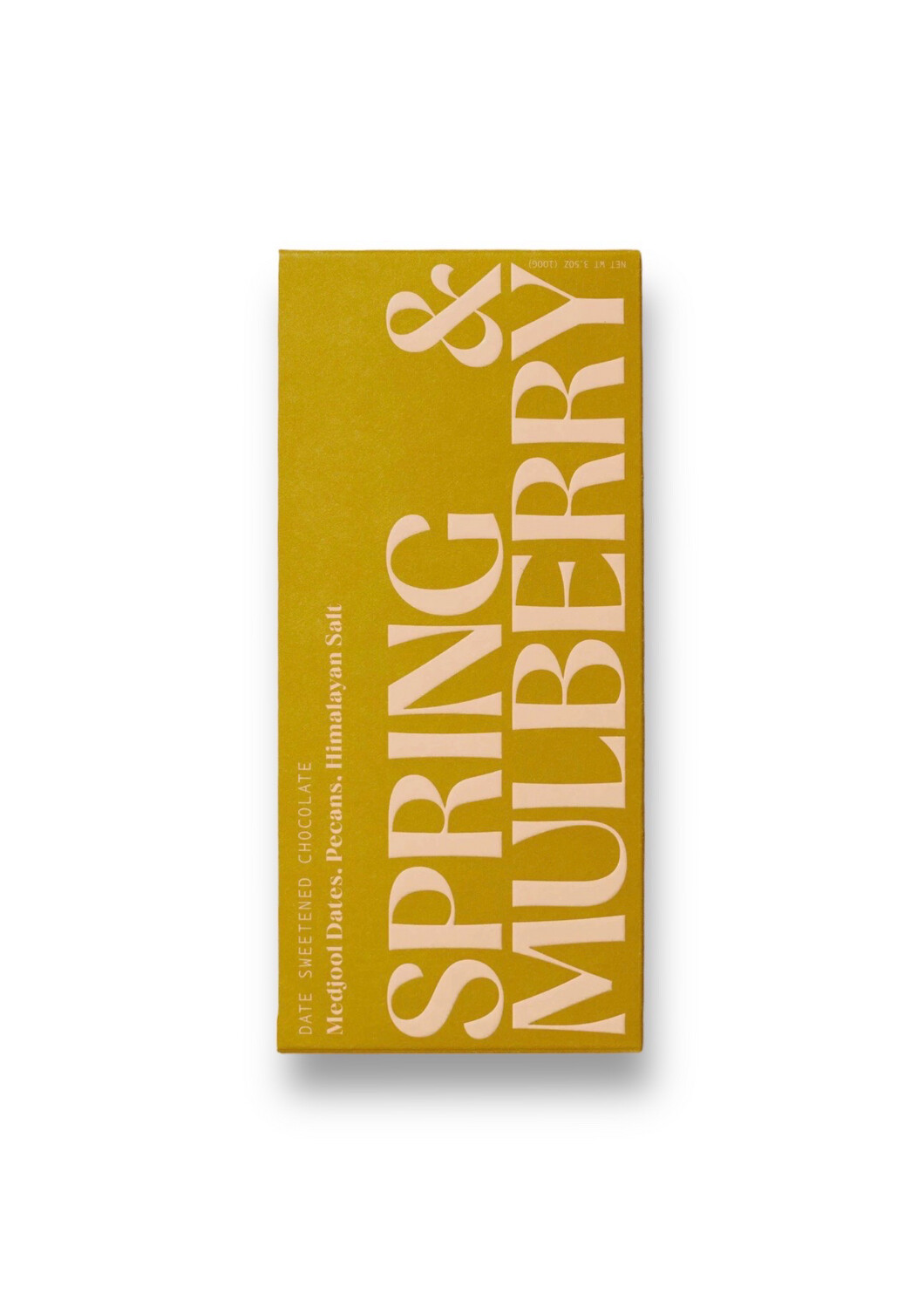 Medjool Dates, Pecans &amp; Himalayan Salt Chocolate Bar Spring &amp; Mulberry
