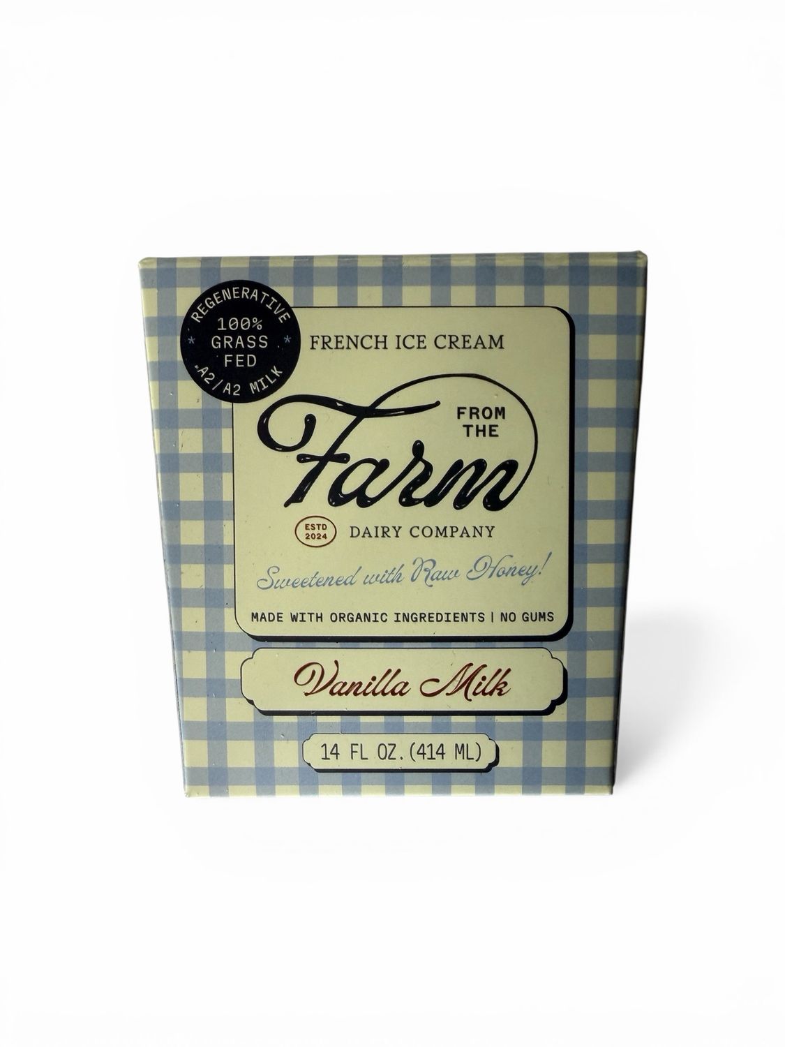 Vanilla Milk Ice Cream From The Farm