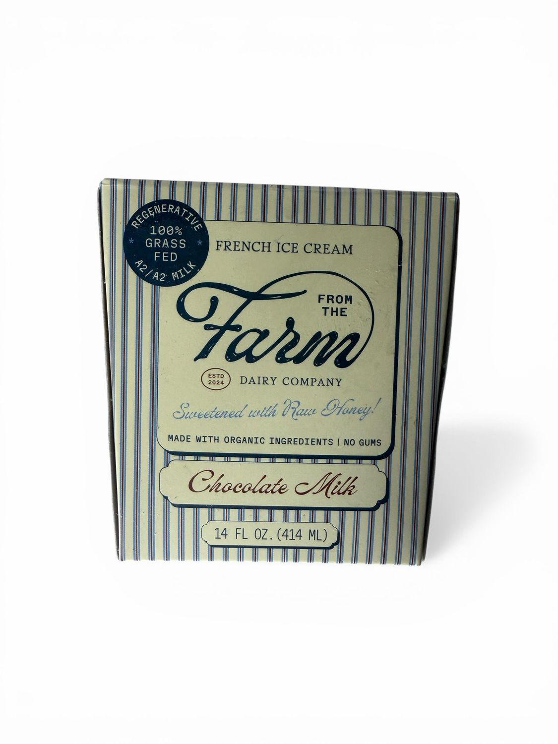 Chocolate Milk Ice Cream From The Farm