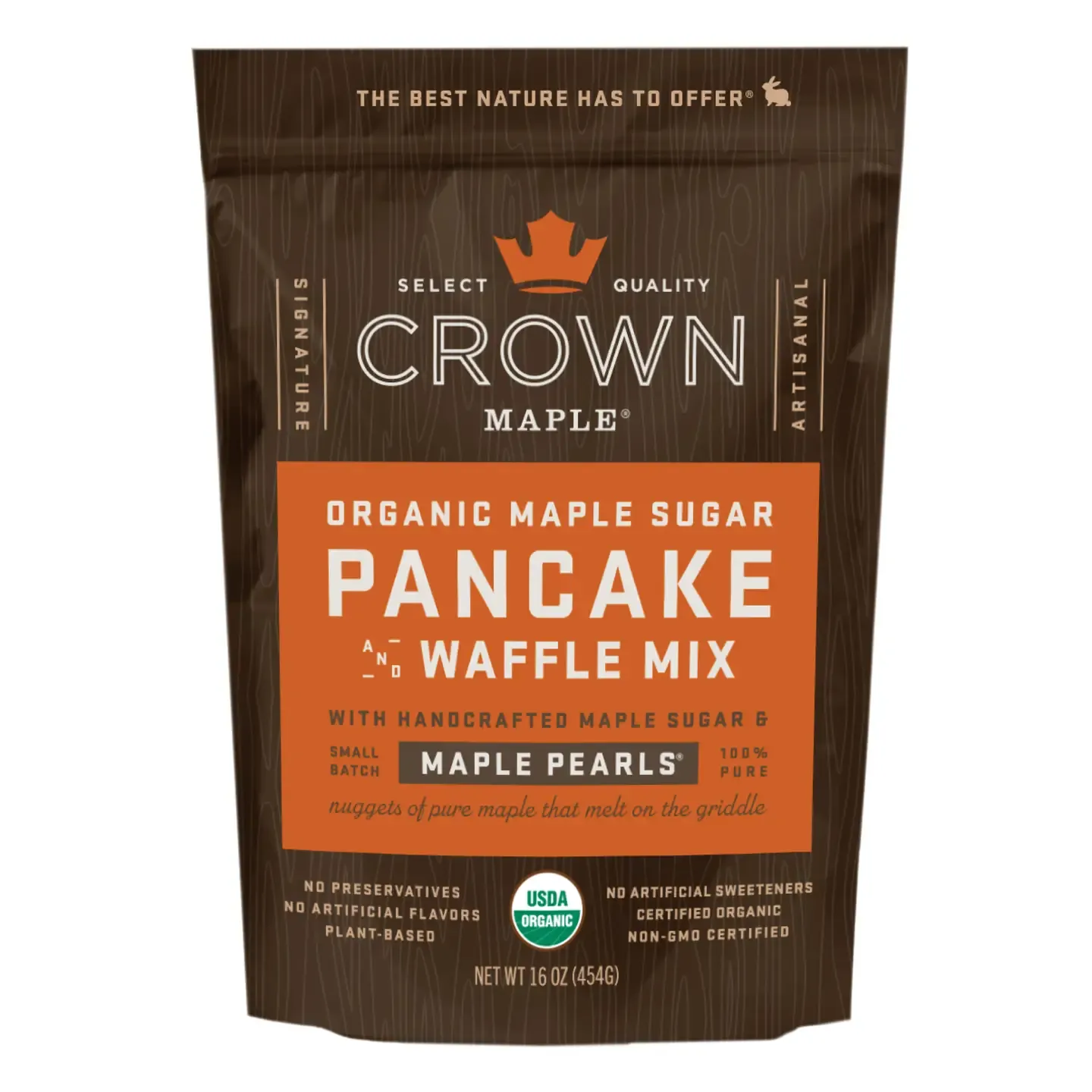 Organic Maple Sugar Pancake &amp; Waffle Mix Crown Maple