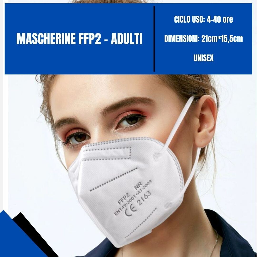 Mascherine FFP2 Adulti - certificate CE