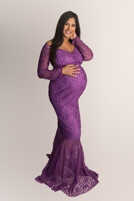 Rental - Maternity Dress - Violet