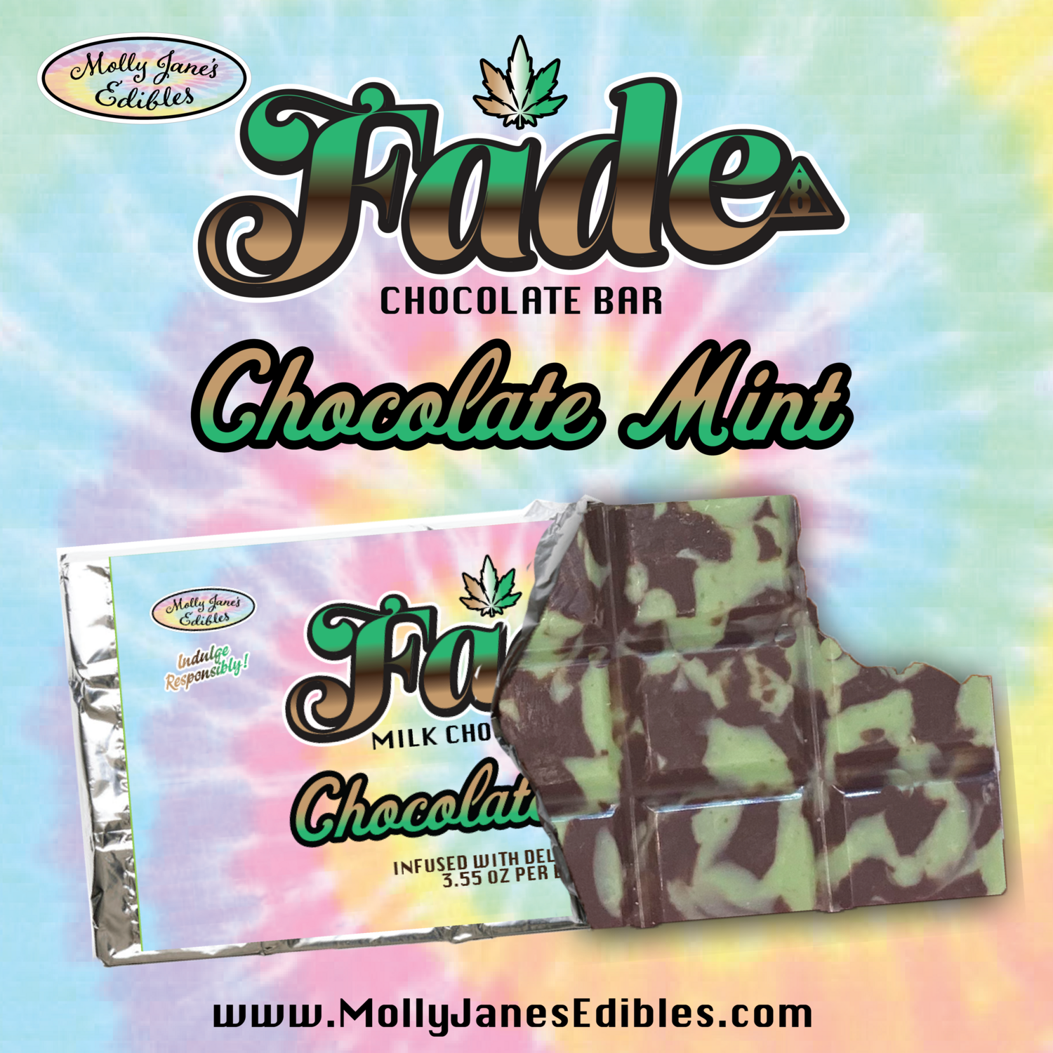 Fade | Chocolate Mint Chocolate Bar