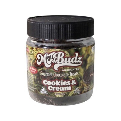 MJ Budz™ Gourmet Chocolate Treats : Cookies & Cream