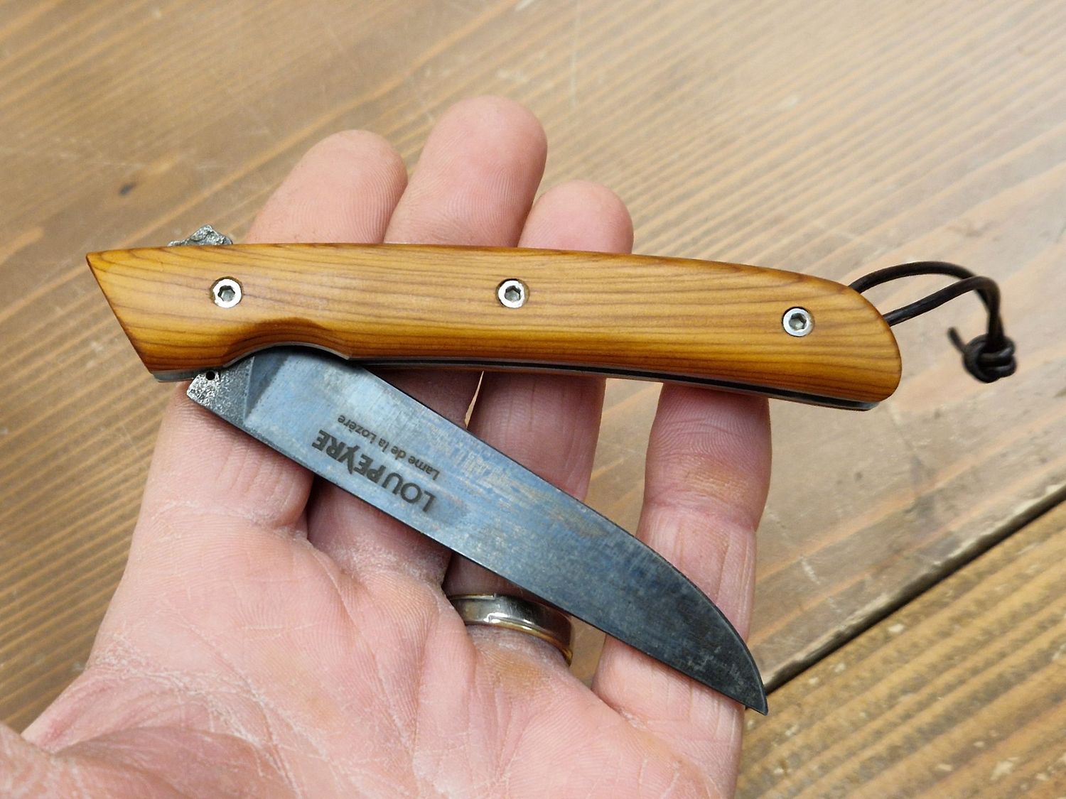 If d'Aumont/Lame en acier au carbone/droitier/GM