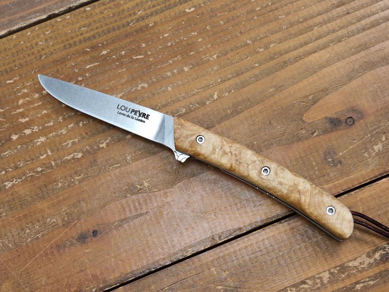 Loupe d'Erable d'Aumont/Lame en MA5/Gaucher/PM