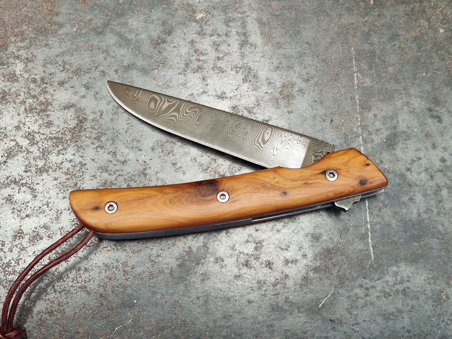 If d'Aumont/Lame en Damas Wild Carbone/Droitier/GM