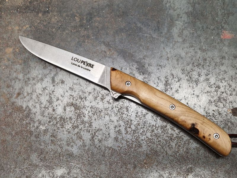 Loupe d'Orme de Lozère/Lame en MA5/Droitier/GM