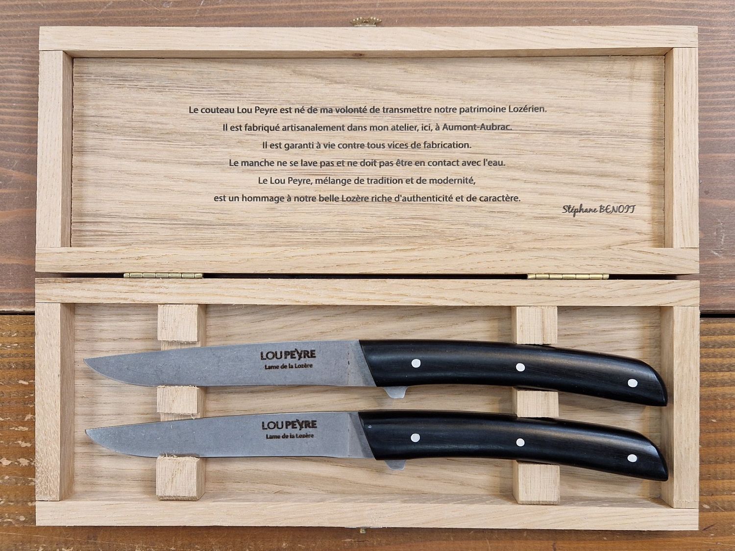 Coffret de 2 Lou Peyre de table en POM