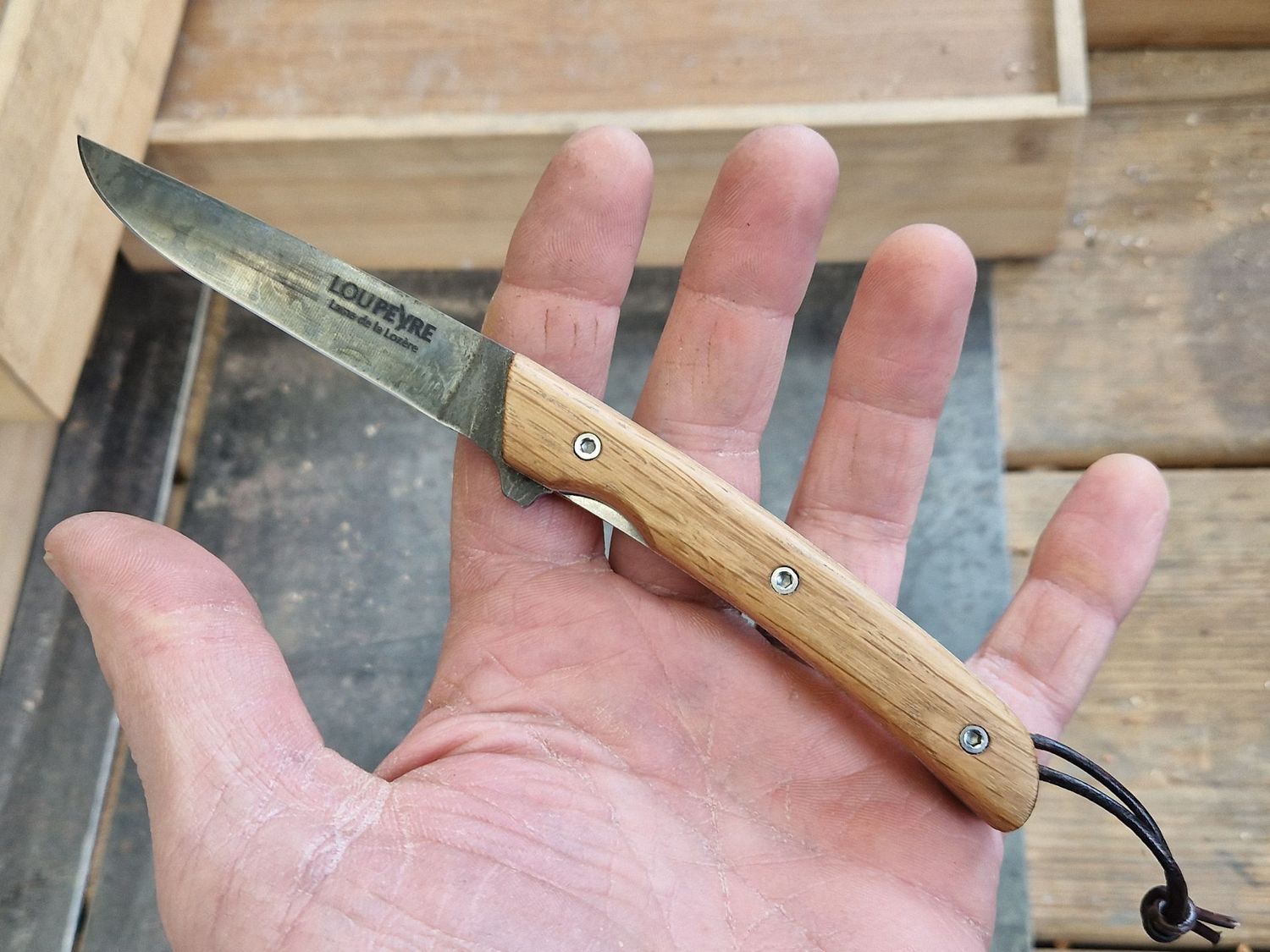 Chêne de Lozère/Lame en 90MCV8/Droitier/GM