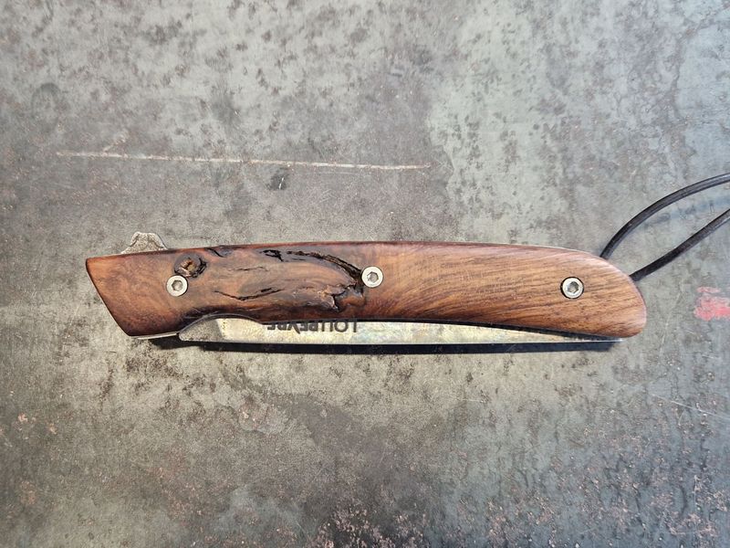 Noyer de Lozère/Lame en acier au carbone /Droitier/GM