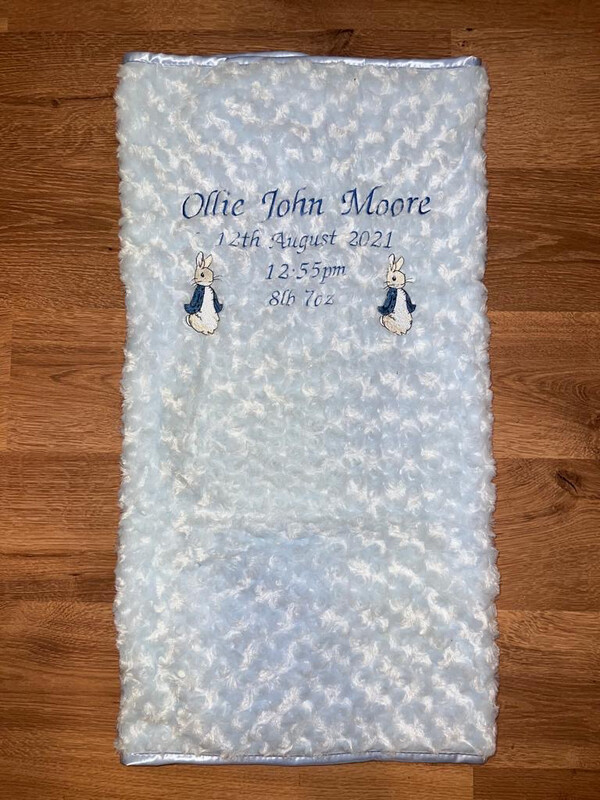 Name, Birth Date, Weight And Time Blanket
