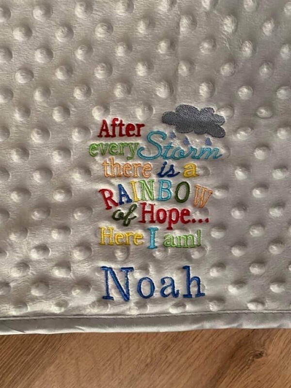  Rainbow Baby Blanket