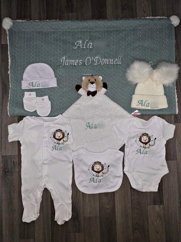Boys Sage Lion Set