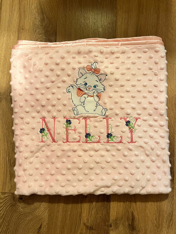 Pink Cat Blanket