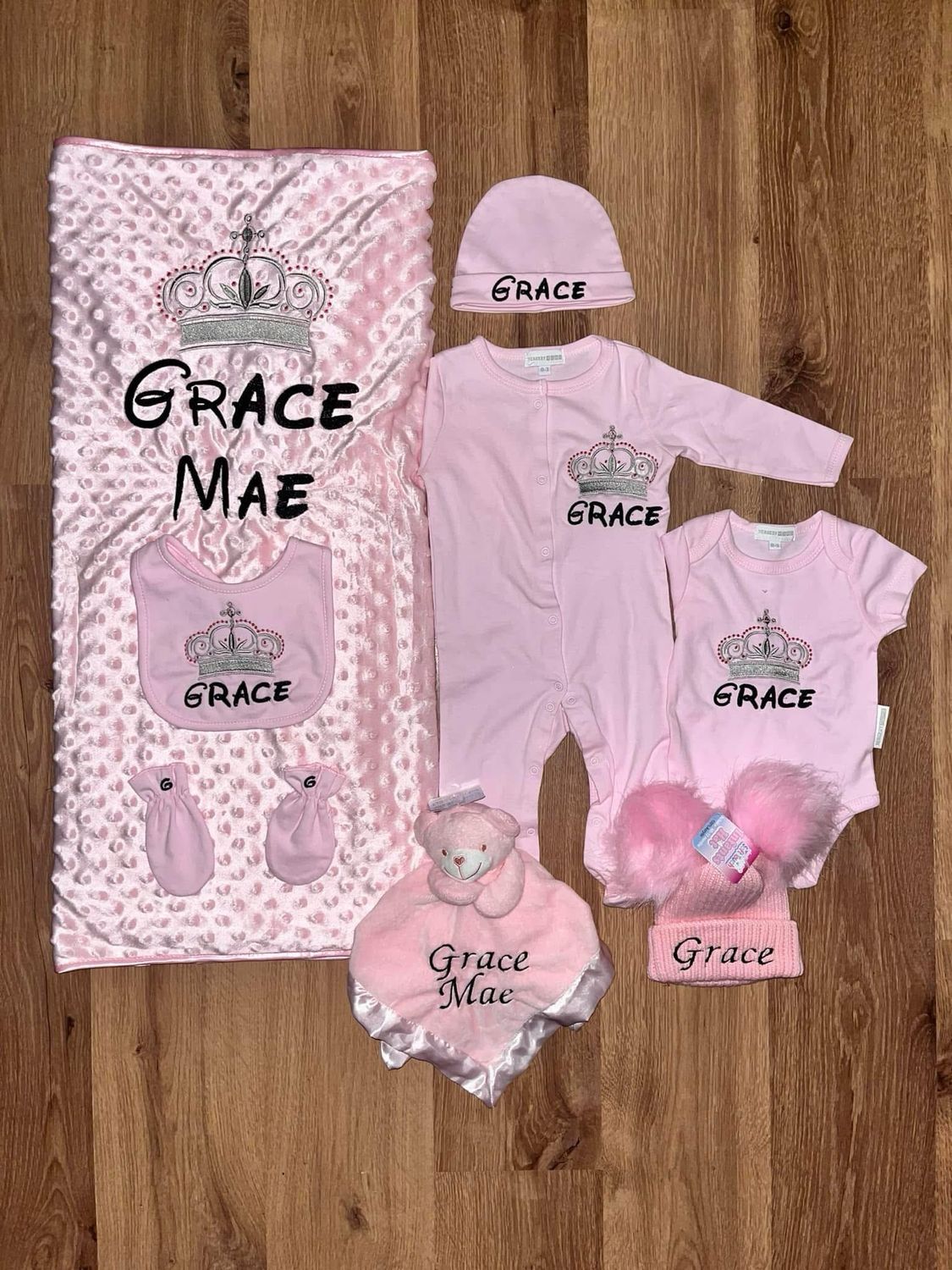 Baby Girls Princess Crown Set