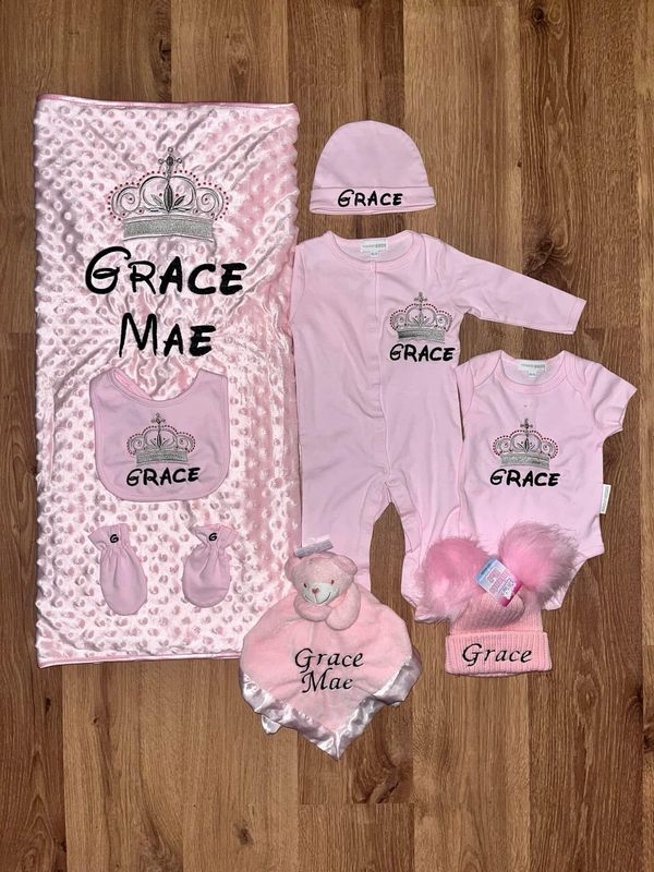 Baby Girls Princess Crown Set