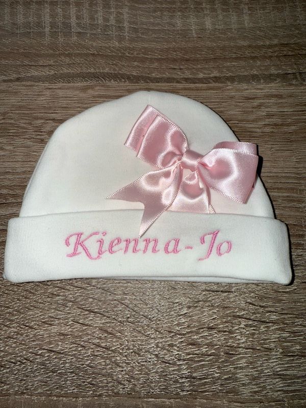 Cotton Hat With Bow