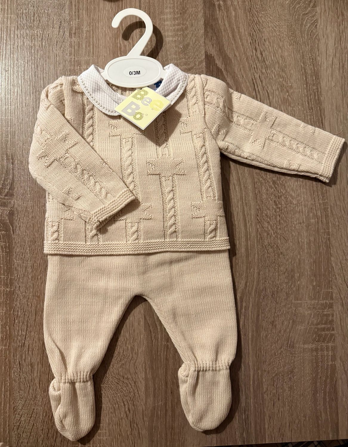Boys 2 Piece Biscuit Star Knit Set