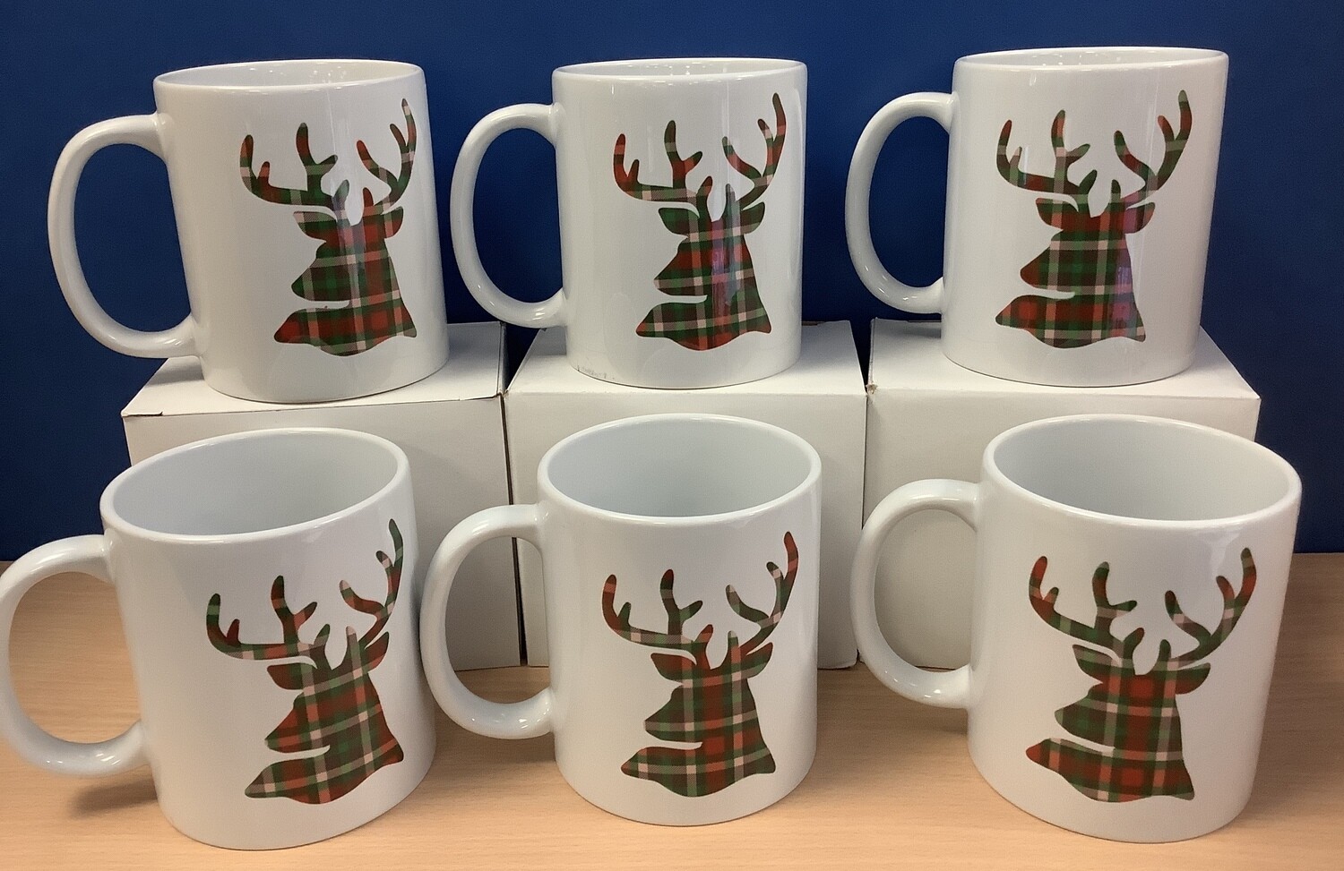 Scottish mug, Tartan mug, Royal Stag mug, Scotland mug, stag gift