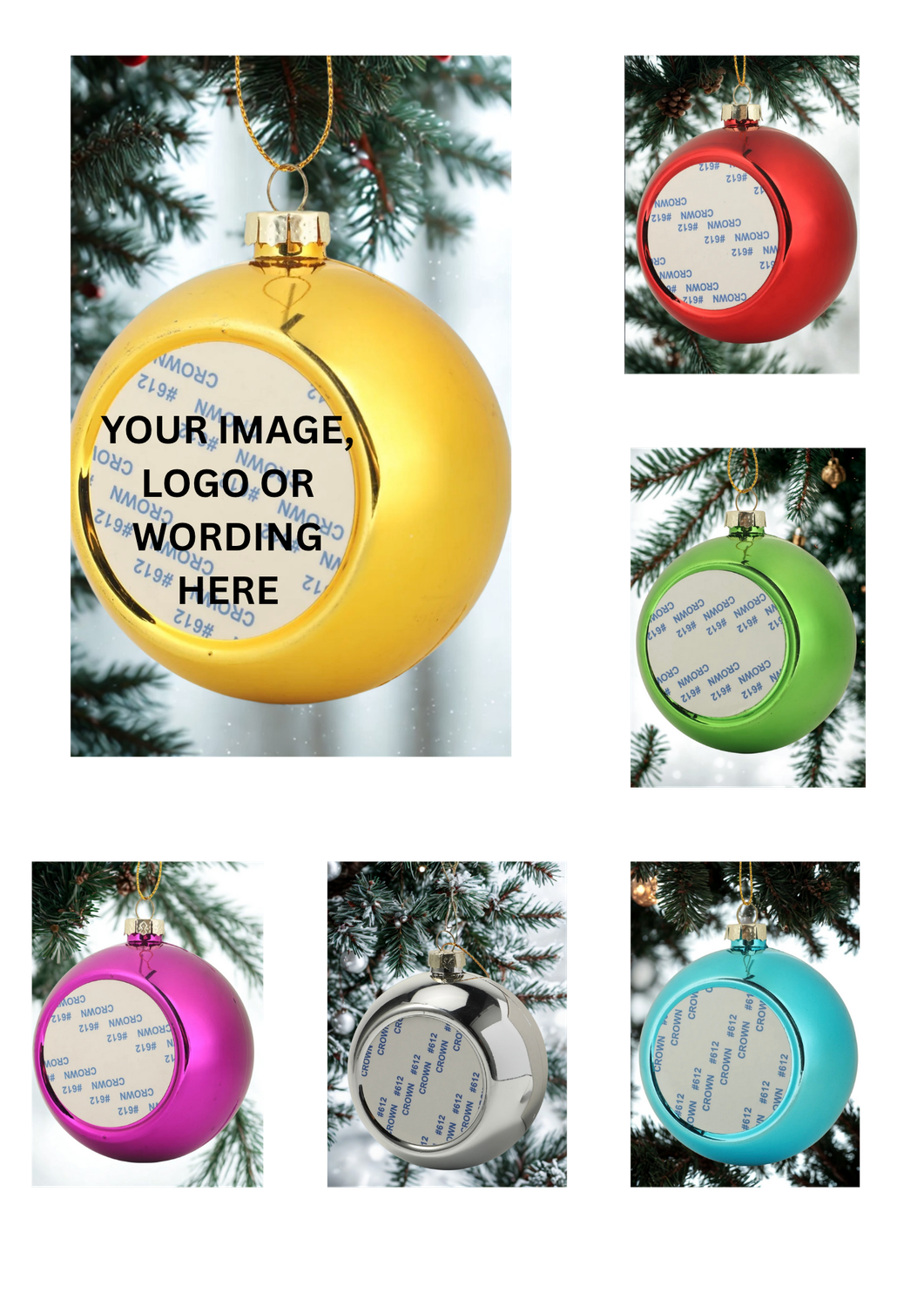 Personalised Christmas bauble, photographic bauble, son daughter bauble, pet bauble, grandkids bauble, best friend bauble
