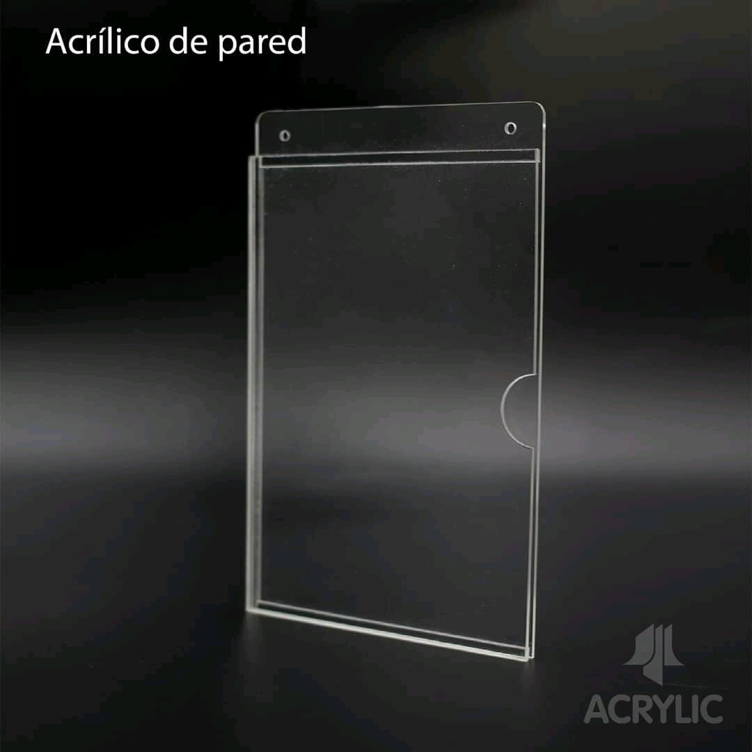 Porta hoja tamaño A4 para pared.