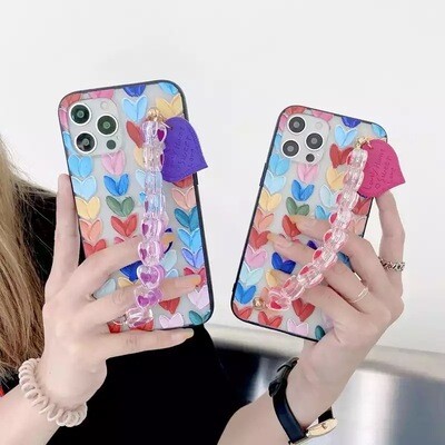 Cover de corazones con agarradero