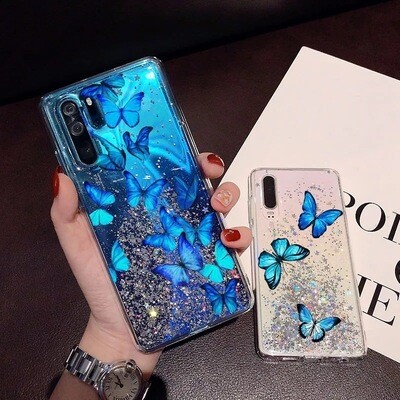 Cover escarchado con mariposa