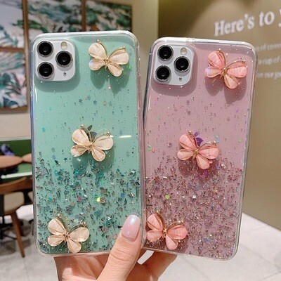 Cover escarchado con mariposas
