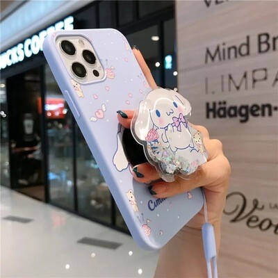 Cover con pop socket de conejita