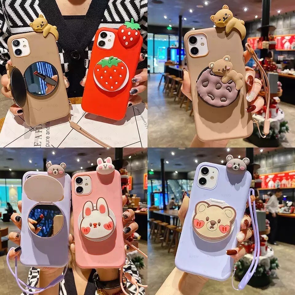 Cover con pop socket + correa