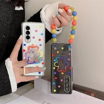 Cover de osito Arcoiris con agarradero