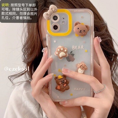 Cover transparente de ositos