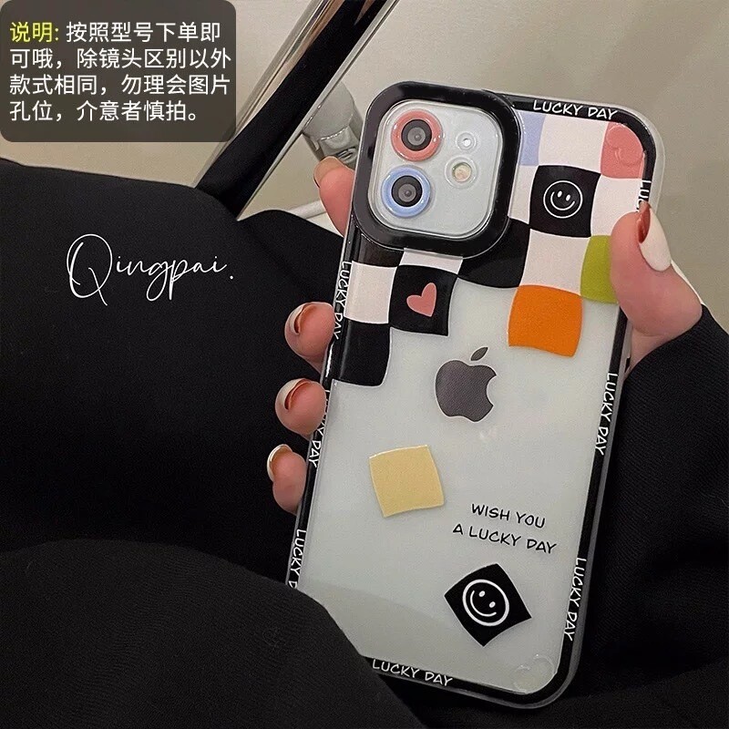 Cover transparent con detalles abstractos