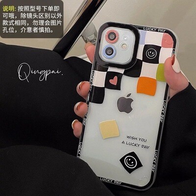 Cover transparent con detalles abstractos