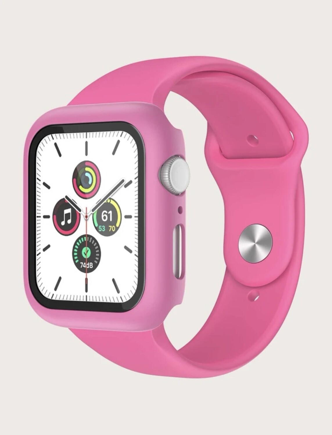 Watchband con cover para iWatch · Rose Red