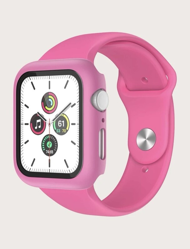 Watchband con cover para iWatch · Rose Red