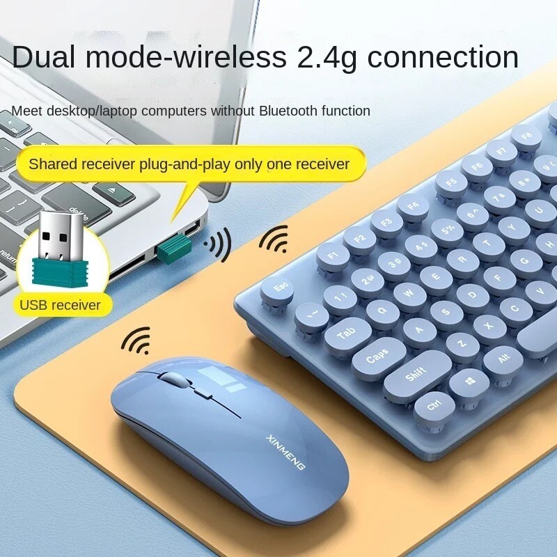Teclado bluetooth con mouse